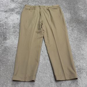 Vintage 90s Britches Nordstrom Worsted Wool Dress Pants Mens 44x28 Khaki Pleated